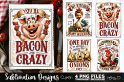 Funny Kitchen Towel 4 PNG Retro PNG Sublimation Product Image 4
