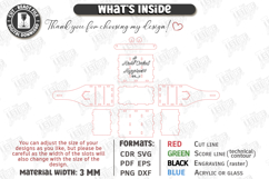 Kitchen Utensil Holder with a Handle Laser Cut | Organizer Product Image 3