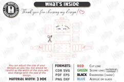 Kitchen Utensil Holders with a Handle Laser Cut Bundle | CNC Product Image 5