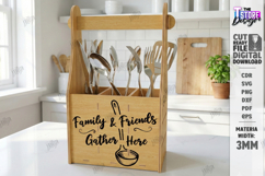 Kitchen Utensil Holders with a Handle Laser Cut Bundle | CNC Product Image 16
