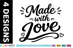 Kitchen decor graphics with inspirational quotes