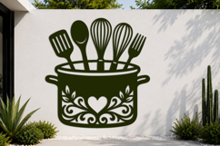 Kitchen Wall Decor SVG Laser Cut File Product Image 1