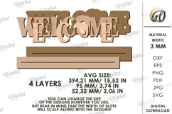 Kitchen Word Stand Laser Cut. Kitchen SVG Product Image 2