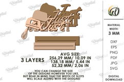 Kitchen Word Stand Laser Cut. Kitchen SVG Product Image 2