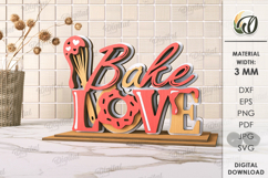 Kitchen Word Stands Bundle Laser Cut. Kitchen SVG Product Image 9