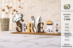 Kitchen Word Stands Bundle Laser Cut. Kitchen SVG Product Image 10