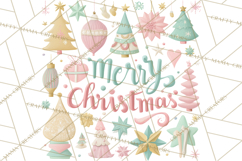 Kitsch Holiday Decor PNG, Mid Century Christmas Clipart Product Image 3