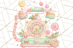 Kitsch Holiday Decor PNG, Mid Century Christmas Clipart Product Image 4