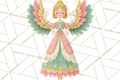 Kitsch Holiday Decor PNG, Mid Century Christmas Clipart Product Image 2