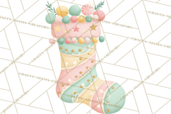 Kitsch Holiday Decor PNG, Mid Century Christmas Clipart Product Image 3