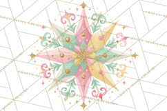 Kitsch Holiday Decor PNG, Mid Century Christmas Clipart Product Image 5