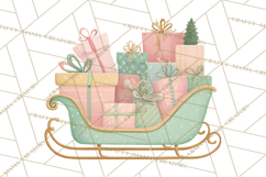 Kitsch Holiday Decor PNG, Mid Century Christmas Clipart Product Image 4
