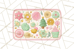 Kitsch Holiday Decor PNG, Mid Century Christmas Clipart Product Image 5