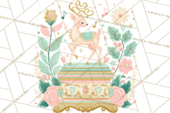 Kitsch Holiday Decor PNG, Mid Century Christmas Clipart Product Image 5