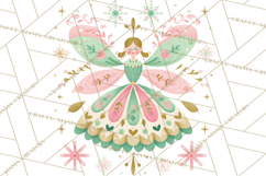 Kitsch Holiday Decor PNG, Mid Century Christmas Clipart Product Image 5