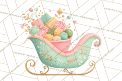 Kitsch Holiday Decor PNG, Mid Century Christmas Clipart Product Image 3