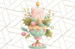 Kitsch Holiday Decor PNG, Mid Century Christmas Clipart Product Image 3