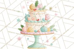 Kitsch Holiday Decor PNG, Mid Century Christmas Clipart Product Image 4