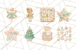 Kitsch Holiday Decor PNG, Mid Century Christmas Clipart Product Image 5