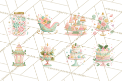Kitsch Holiday Decor PNG, Mid Century Christmas Clipart Product Image 4