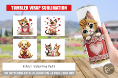 Kitsch Valentine Pets Tumbler Product Image 1