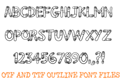 Kitten Beans Alphabet Lettering Font Paws ABC OTF TTF Product Image 2