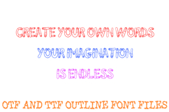 Kitten Beans Alphabet Lettering Font Paws ABC OTF TTF Product Image 3