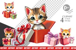Kitten Clipart Gift Product Image 1