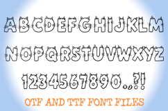 Kitten Whiskers Cat Alphabet Lettering ABC Text Font OTF Product Image 2
