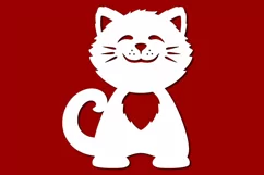 Kitten svg, cat svg, kitten dxf, cat dxf, kitten png, Cricut Product Image 2