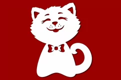 Kitten svg, cat svg, kitten dxf, cat dxf, kitten png, Cricut Product Image 3