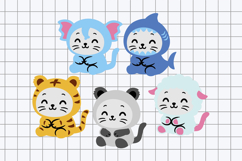 Kittens in disguise 3D SVG Product Image 2