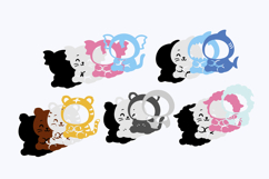 Kittens in disguise 3D SVG Product Image 3