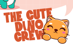 Kitty Rawr - A Playful Groovy Kids Font Product Image 2