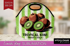 Kiwi Vintage Fruit Lunch Bag Summer Lunch Bug PNG Product Image 1