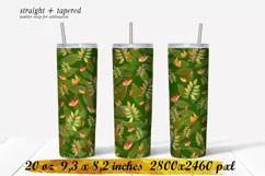 Autumn tumbler ,20 oz skinny tumbler sublimation Product Image 1