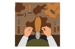 Hand Stitching Leather Shoe Craft Tools Handmade Footwear Re Product Image 1