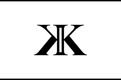 KK letter logo design. KK Product Image 1