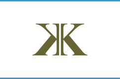 KK letter logo design. KK Product Image 1