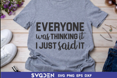 Sarcastic SVG Bundle, Funny SVG File, Shirt Quote SVG Bundle Product Image 14