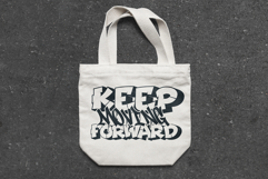 Keep Moving Forward | Bold Graffiti Typography Vector &amp; PNG Product Image 3