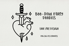 Funny Halloween Line Art Clipart SVG|PNG|EPS, BUNDLE. Product Image 5