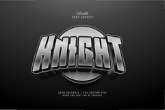 Knight Editable Text Effect Style Esport 3d Product Image 1