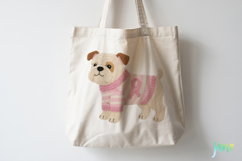 Knitted Breast Cancer Awareness Dogs Clipart Product Image 4