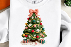 Knitted Christmas Tree PNG Product Image 1
