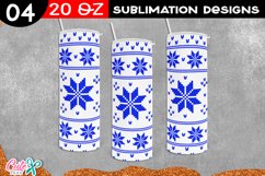 Knitted Christmas Sublimation Tumbler Bundle Product Image 2