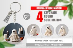 Keychain Knitted Ghost Halloween Product Image 1