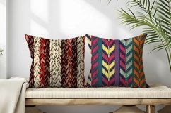 Knitted Herringbone Pattern Design Digital Paper Product Image 2