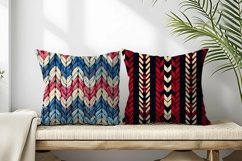 Knitted Herringbone Pattern Design Digital Paper Product Image 2