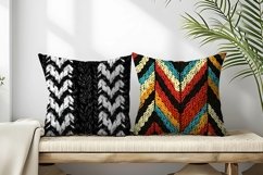 Knitted Herringbone Pattern Design Digital Paper Product Image 2